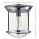 preview thumbnail 17 of 24, Orbe 10.25" Metal/Glass LED Flush Mount, by JONATHAN Y