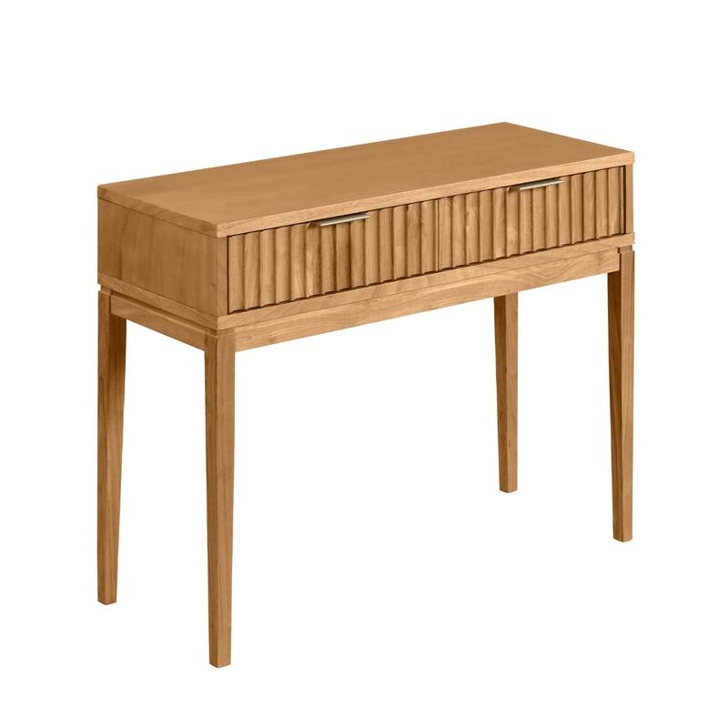 Nathan James Jasper Bohemian Hallway Table, Entryway Table with Storage Drawers