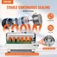 preview thumbnail 5 of 26, Continuous Bag Band Sealing Machine Horizontal Band Sealer Machine with Digital Temperature Control, Carbon Steel Bag Sealer