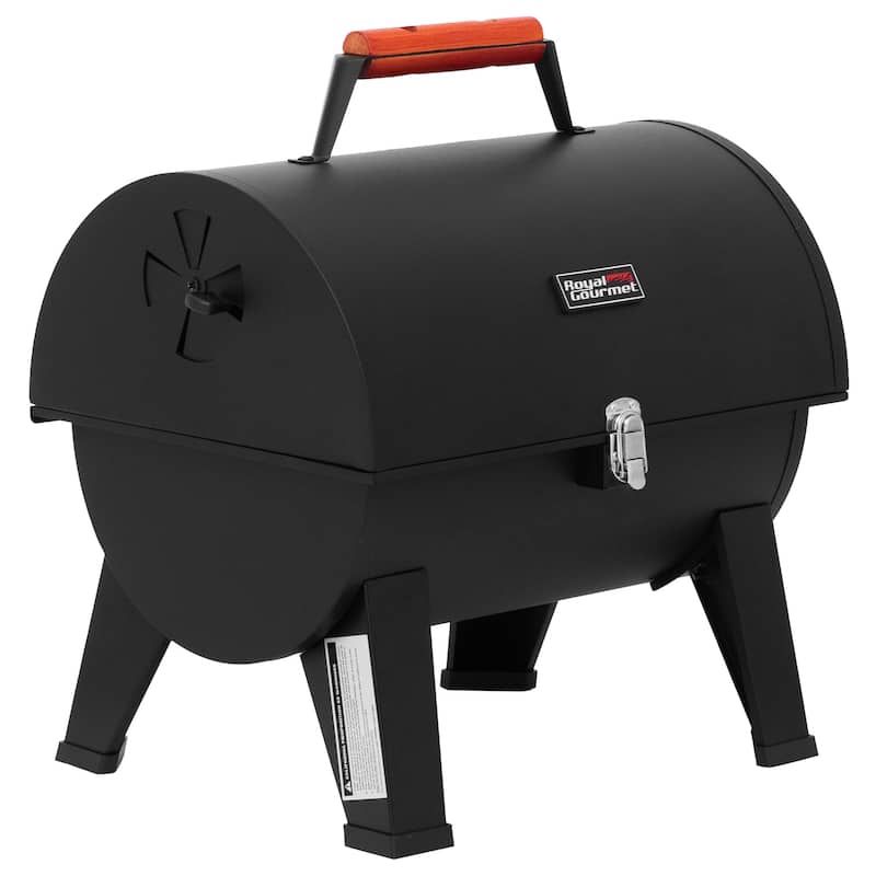 Royal Gourmet Black Portable Charcoal Grill