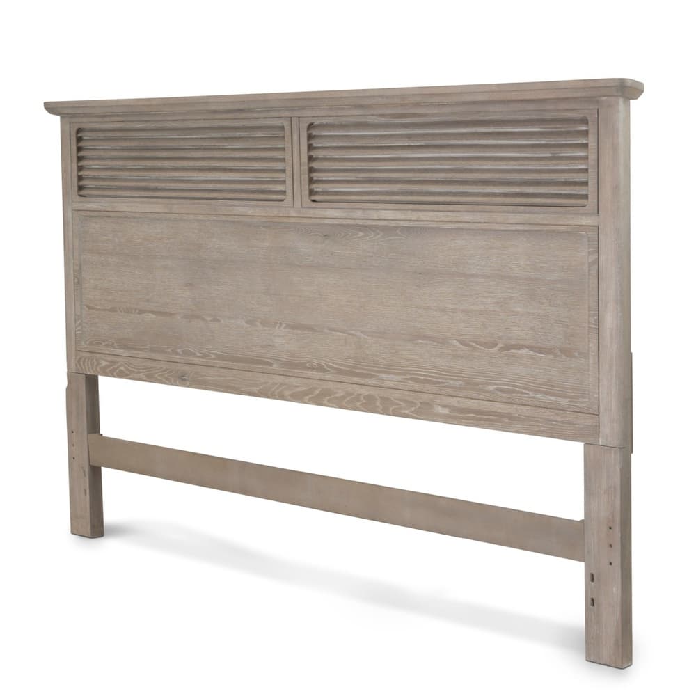 Cape May Headboard Glazed Driftwood Finish