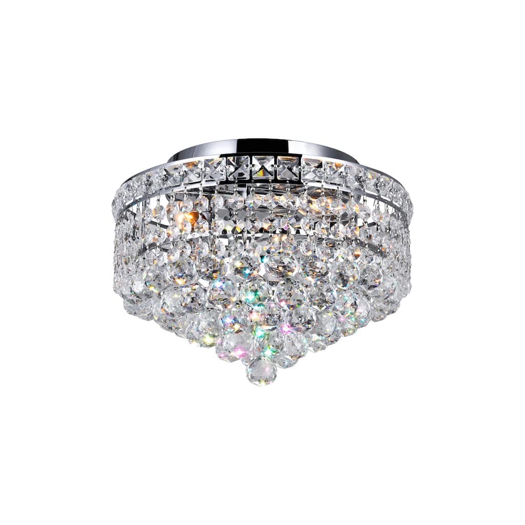 Luminous 3 Light 12in Chrome Flush Mount