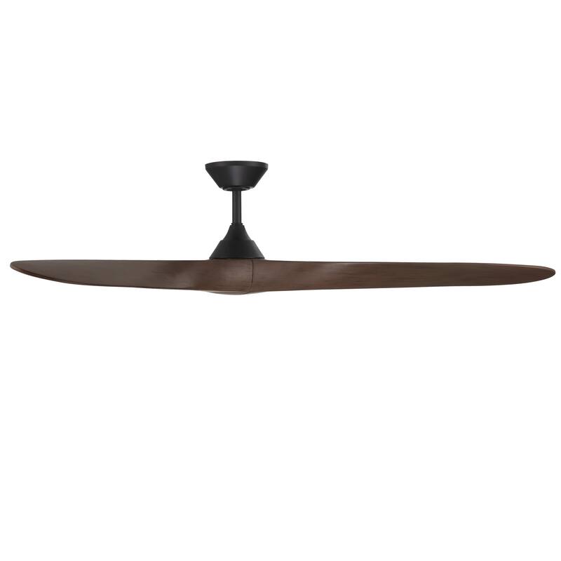 Malibu Indoor Outdoor 3-Blade Smart Ceiling Fan 70in with Remote Control-REMOVE FINISH - 70