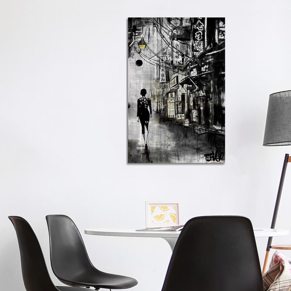 iCanvas "Chinatown Walk" by Loui Jover Canvas Print
