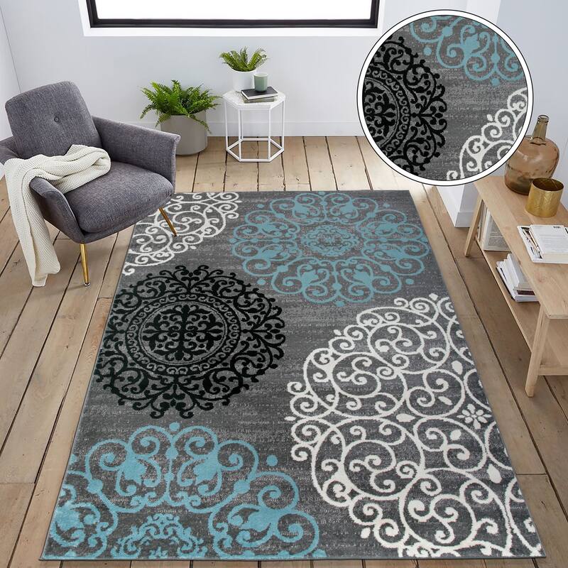 World Rug Gallery Floral Area Rug