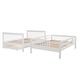 preview thumbnail 9 of 8, White Stairway Full-Over-Full Bunk Bed with Twin Size Trundle