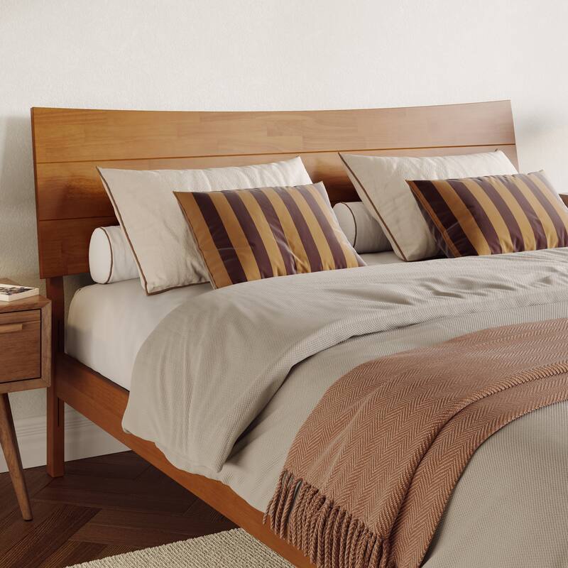 AFI Phoenix Wood Panel Headboard - Light Toffee - Queen