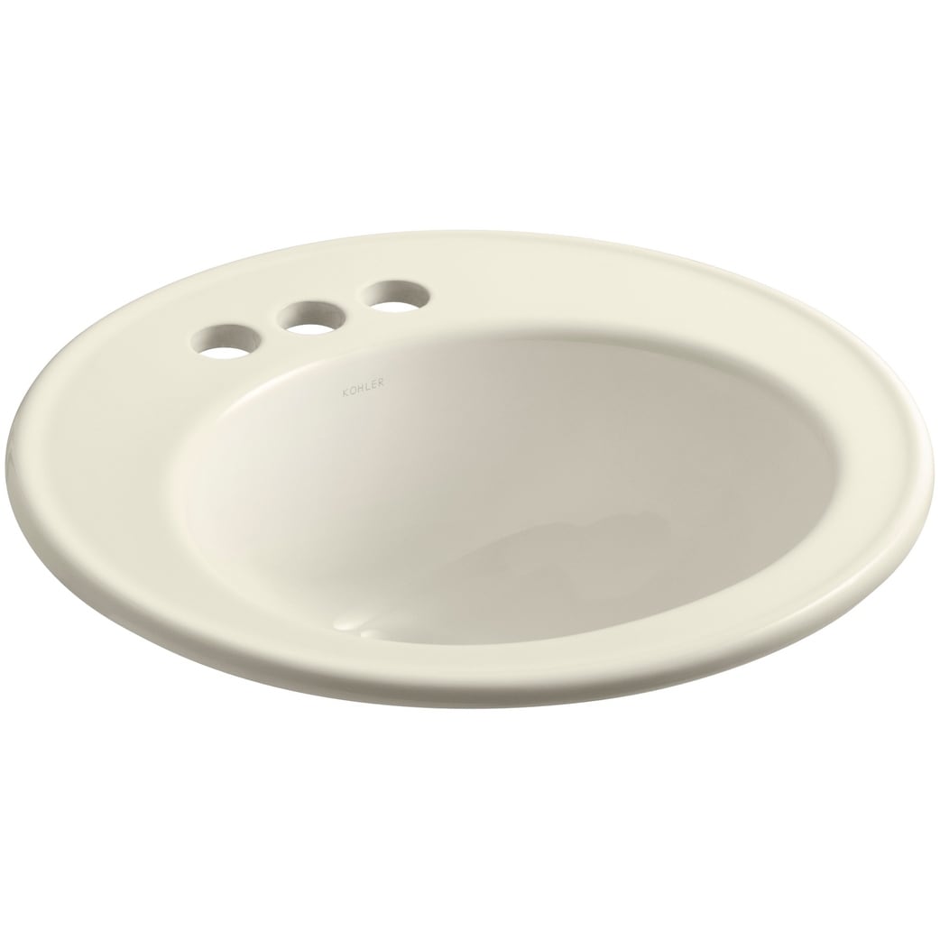Kohler K 2202 4 Brookline 19 Drop In Bathroom Sink With 3 Kohler K 2202 4 Brookline 19 Drop In Bathroom Sink With 3