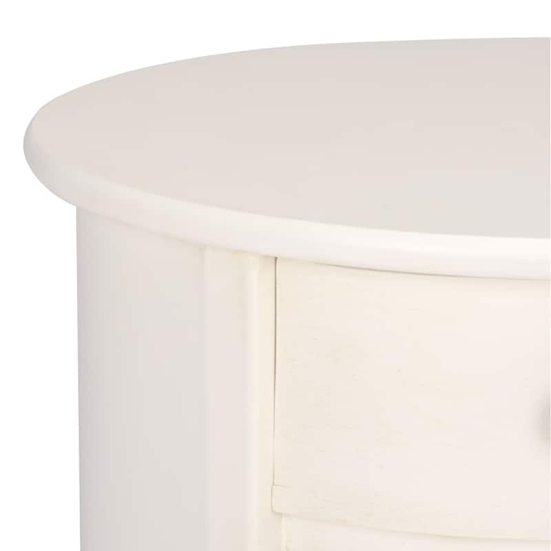 SAFAVIEH Celestia Grey Swivel Storage Accent Table - 18"W x 18"D x 26"H