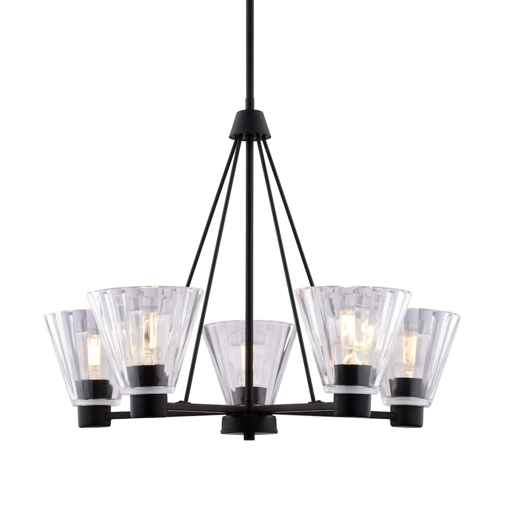 Vaxcel Lighting H0309 Dalton 5 Light 26" Wide Chandelier