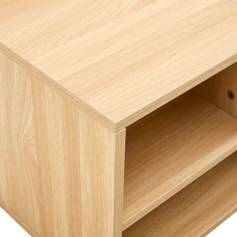 47.2" L-Shaped Modular TV Stand with Adjustable Shelves