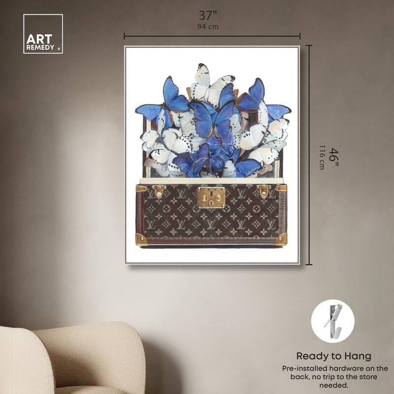 Luxurious Butterflies Canvas by Art Remedy