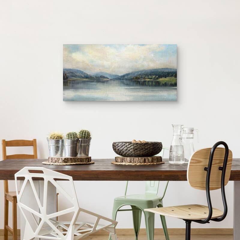 Lakeside Hush Canvas Art Print