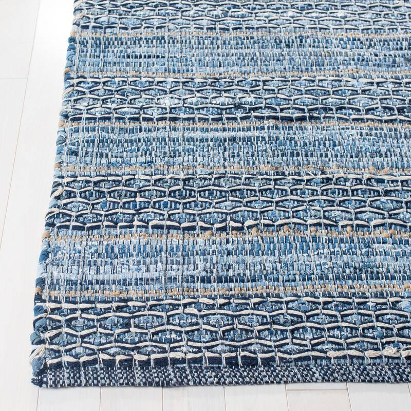 SAFAVIEH Handmade Montauk Mileva Casual Geometric Cotton Rug