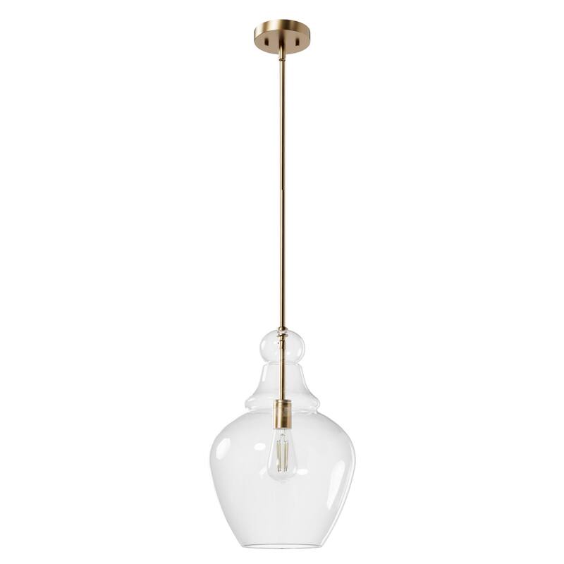 Hunter Maple Park 1 Light Pendant - Kitchen Island, Dining room, Entry - Modern Farmhouse, Transitional, Contemporary