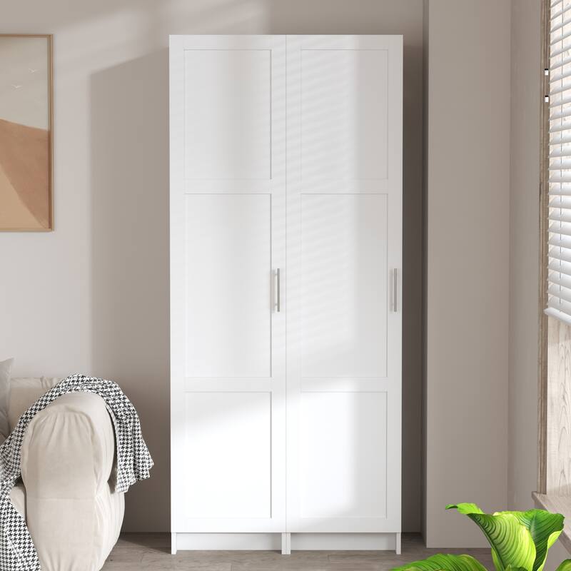 70.87" Tall Narrow Storage Bathroom Cabinet with 3 Adjustable Shelves