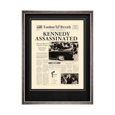 Kennedy Assassinated Framed Art Print