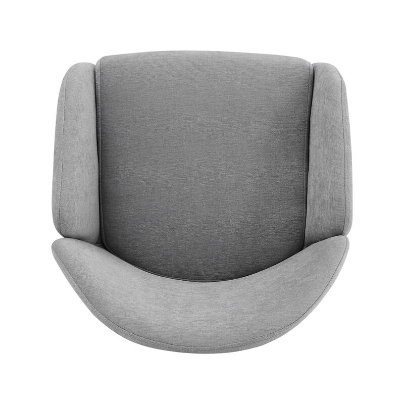 Roomfitters Upholstered Accent Armchair Set of 2, Modern Curved Design with Gold Legs