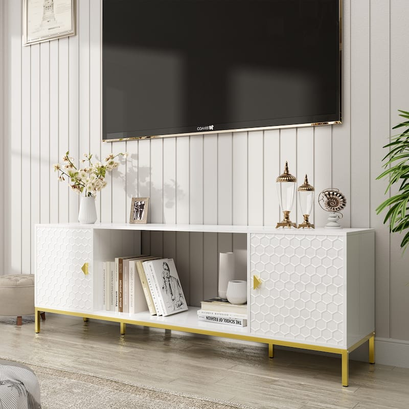 70" MDF TV Stand With Storage