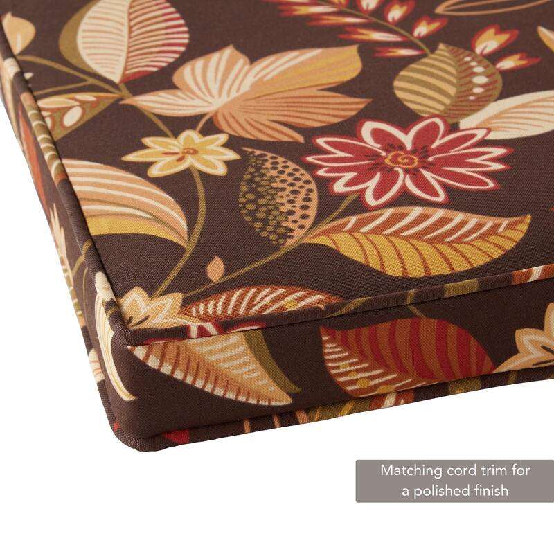 Greendale Home Fashions 18" Square Outdoor Chair Pad (Set of 2)