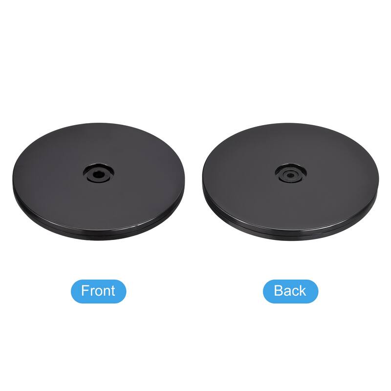 5inch Rotating Swivel Stand with Steel Ball Lazy Susan Base Turntable Black 3Pcs