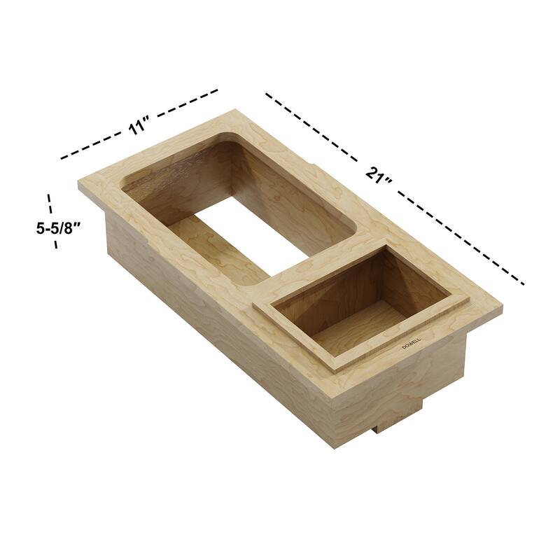 Dowell 15" Single Bin Pullout Set
