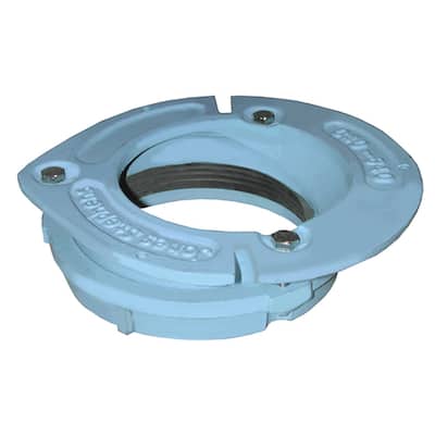Jones Stephens C40640 4 Overall Size Closet Flange With BLT SLOTS - Blue