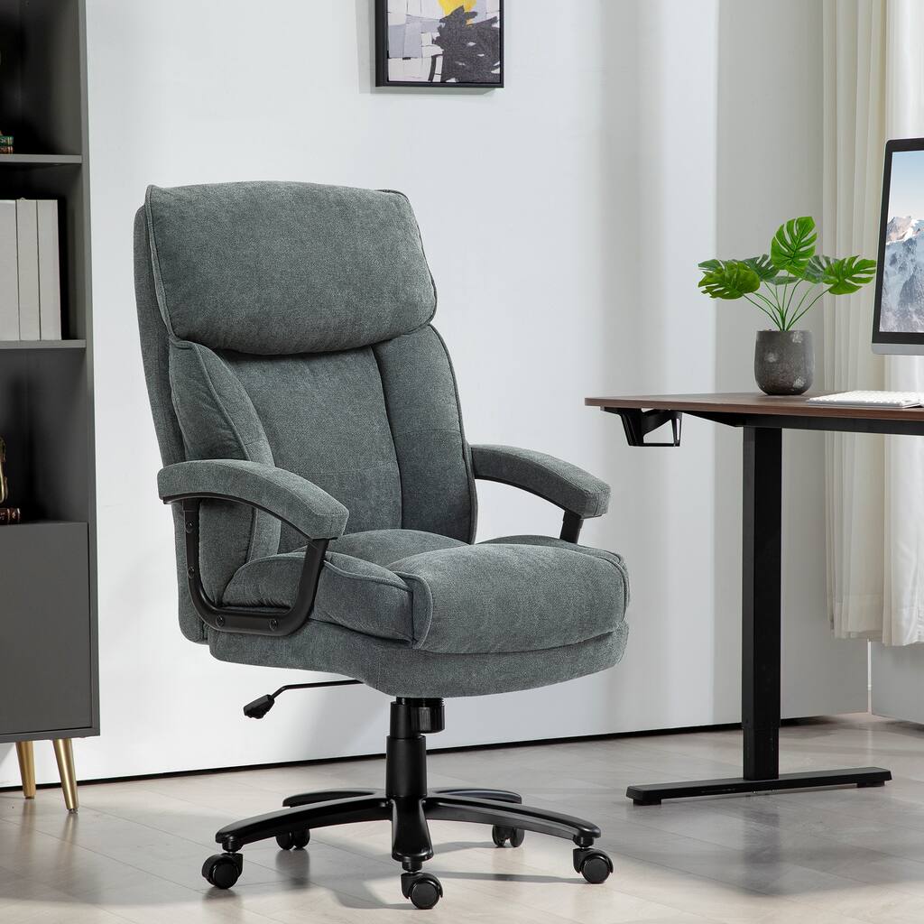 Luxury Swivel Chair Home Task Chair with Adjustable Height, Computer Chair Executive Chair with Swivel Wheels