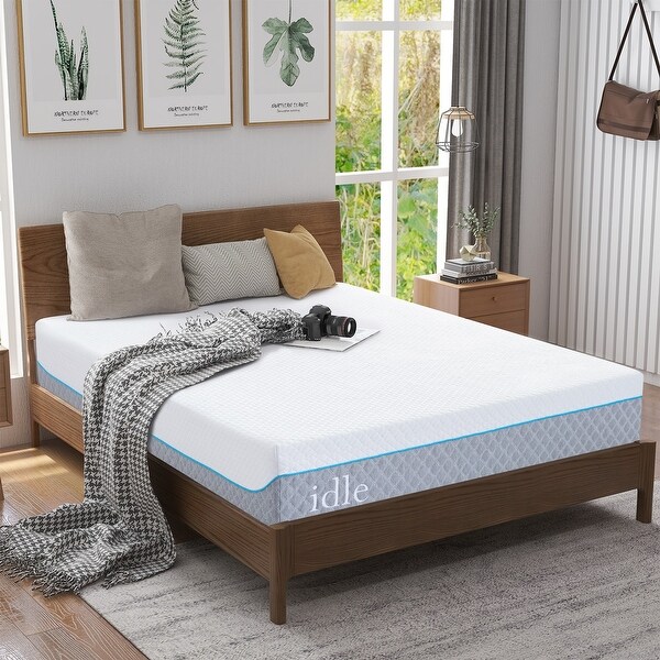 12 inch Gel Memory Foam Mattress Cooling Medium Feel Bed Mattress in a Box CertiPUR US On Sale Bed Bath Beyond 36130725
