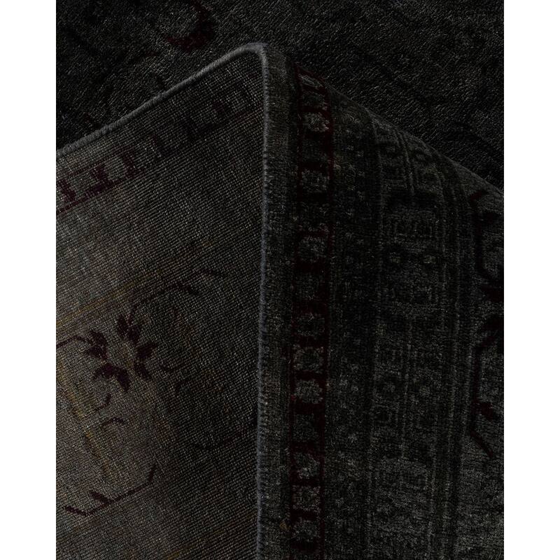 Contemporary Overdyed Wool Hand Knotted Area Rug - 5' 2" x 7' 10"