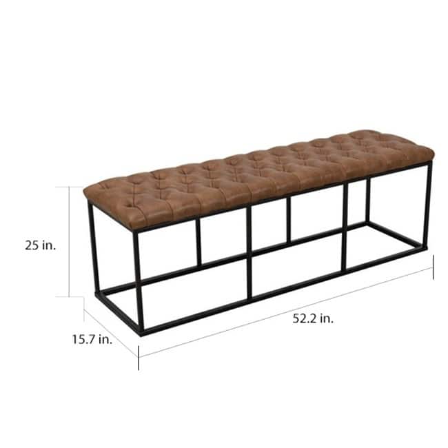 Carbon Loft DeAngelo Faux Leather Decorative Bench