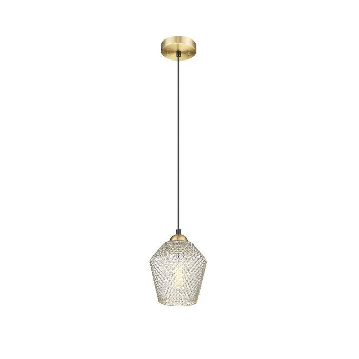 7 Inch kitchen light fixture cognac glass pendant light glass hanging lamp