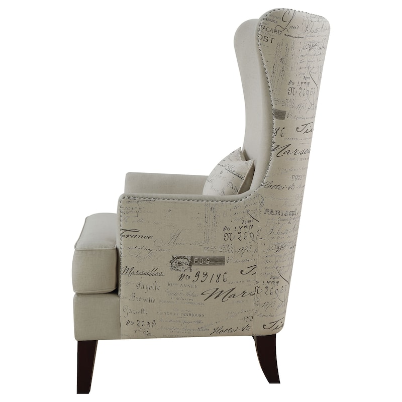 Pippin Upholstered High Wingback Accent Chair