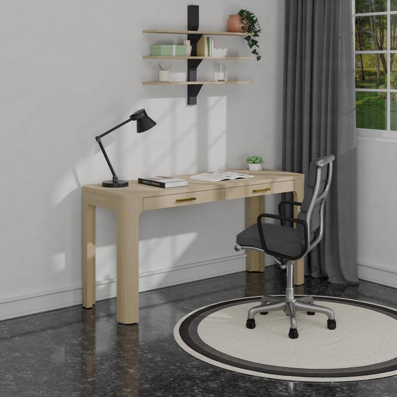 NPD Furniture Trevin Wooden Writing Desk with Drawer