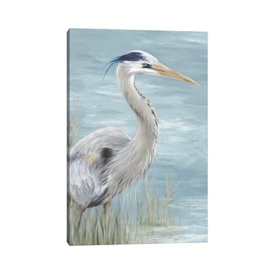 iCanvas "Great Blue Heron Gaze" by Eva Watts Canvas Print