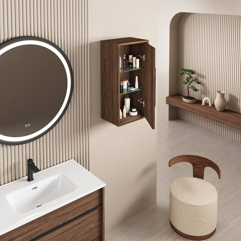 WS Bath Collections Lotus COL02 Lotus 27-3/16" Engineered Wood Wall