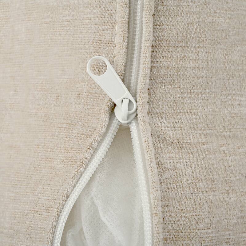 Oversized Modular Sectional Sofa, 7 Seater Corner Sofa, L-Shape Sofa Set with Movable Ottoman, Plush Chenille Fabric Large Sofa