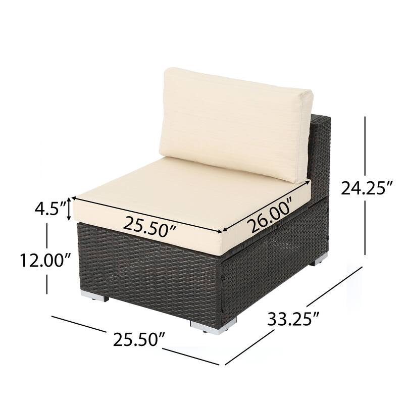 Christopher Knight Home Santa Rosa Outdoor 7-piece Wicker Seating Sectional Set