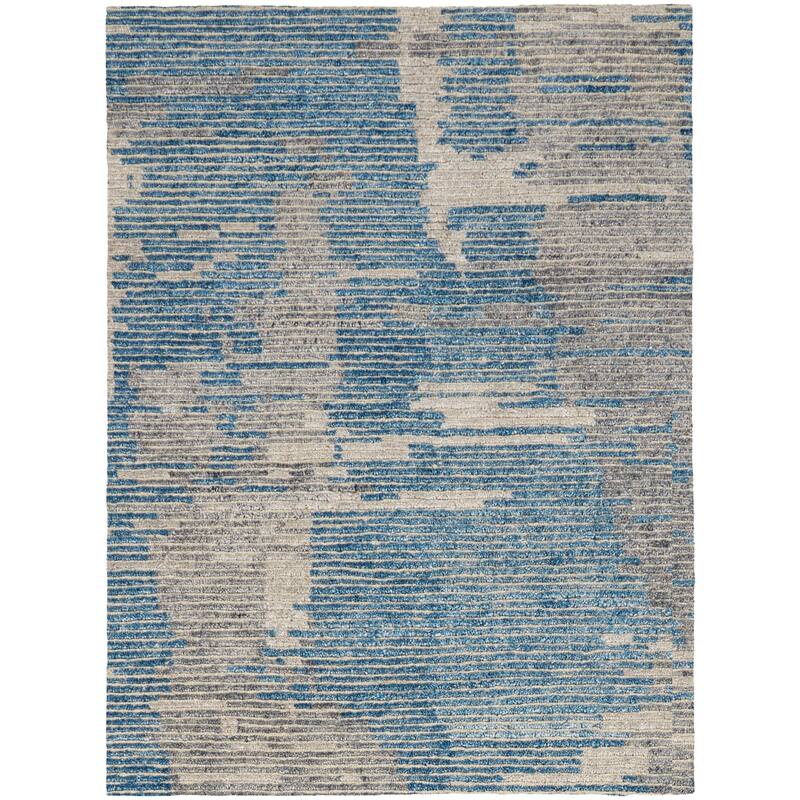 Nourison Ellora Contemporary Modern Abstract Linear Wool Area Rug