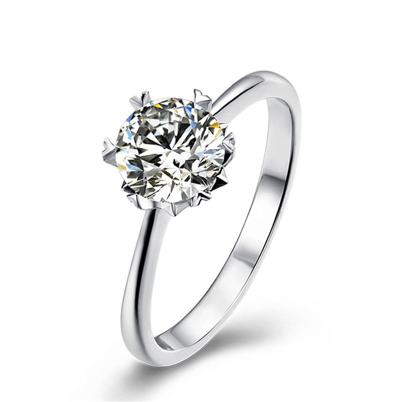 Details about   Sterling Silver 1.0 Ct Moissanite Swirling Heart Ring 
