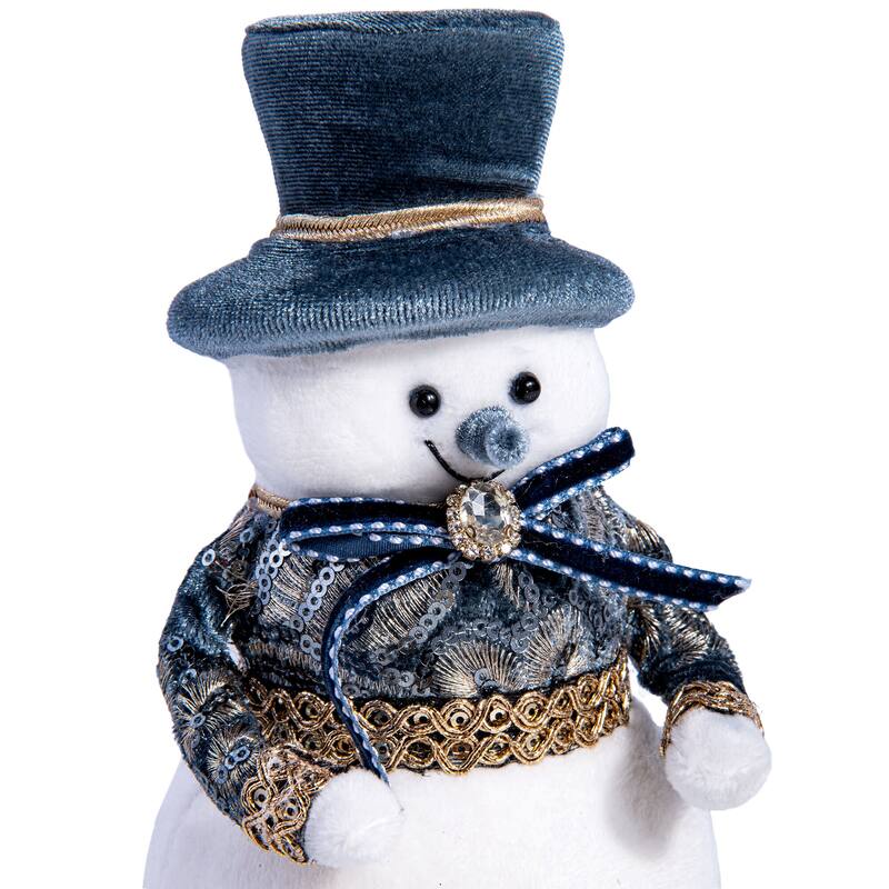 Snowman 7.1'' Christmas Decoration - 3.9 x 3.9 x 7.1"