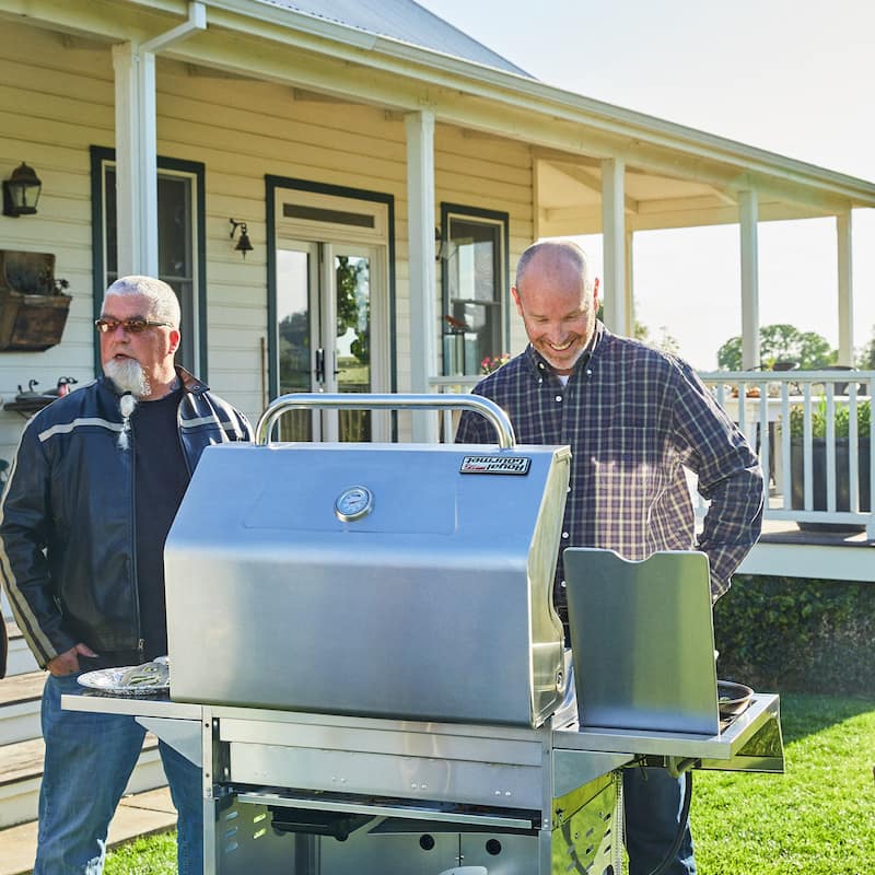 Royal Gourmet GA4402S 4-Burner BBQ Cabinet Style Gas Grill, Silver