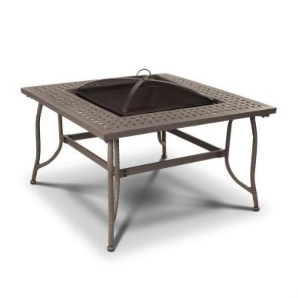 Real Flame Chelsea Wood Burning Fire Table 930SBK Overstock 15950359