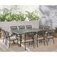 preview thumbnail 16 of 16, Hanover Traditions 11-Piece Dining Set in Tan with Ten Stationary Dining Chairs and an Extra-Long Dining Table