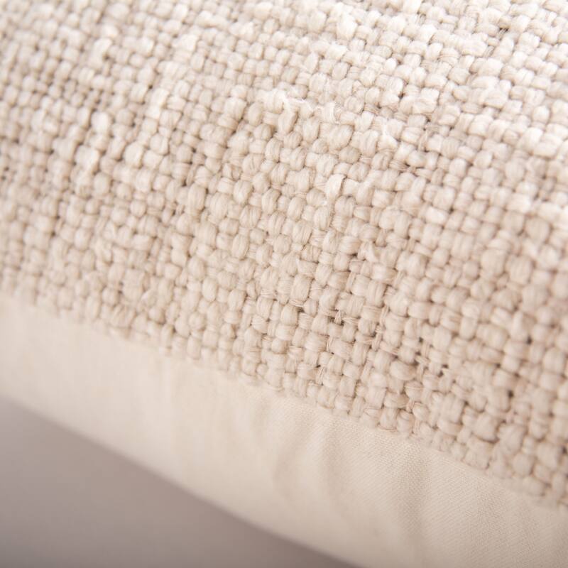 Rizzy Home Solid Textured Modern Throw Pillow