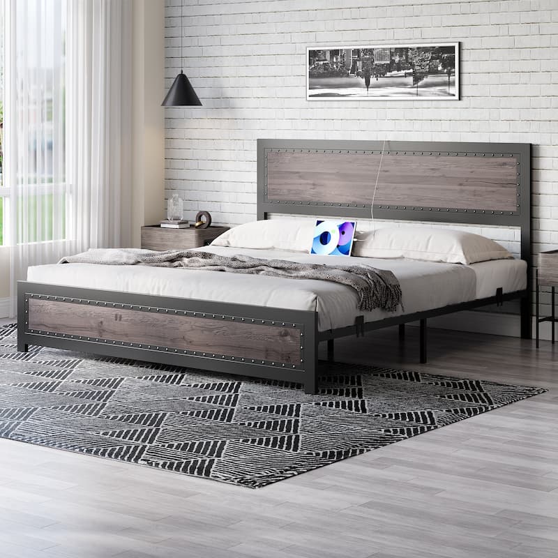 Bed Frame with Headboard