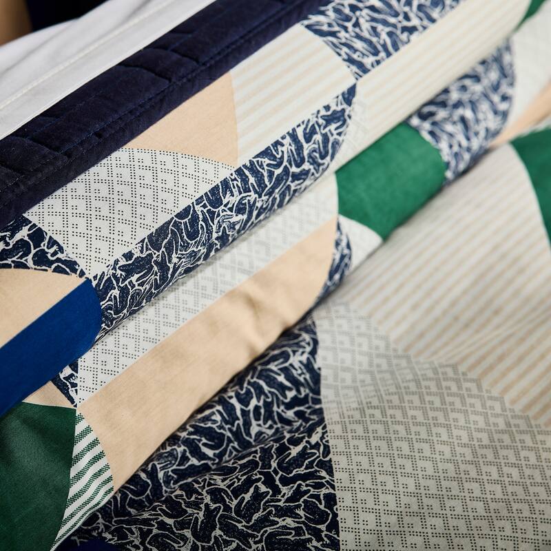 Lacoste Signature Cotton 3-Piece Comforter Set