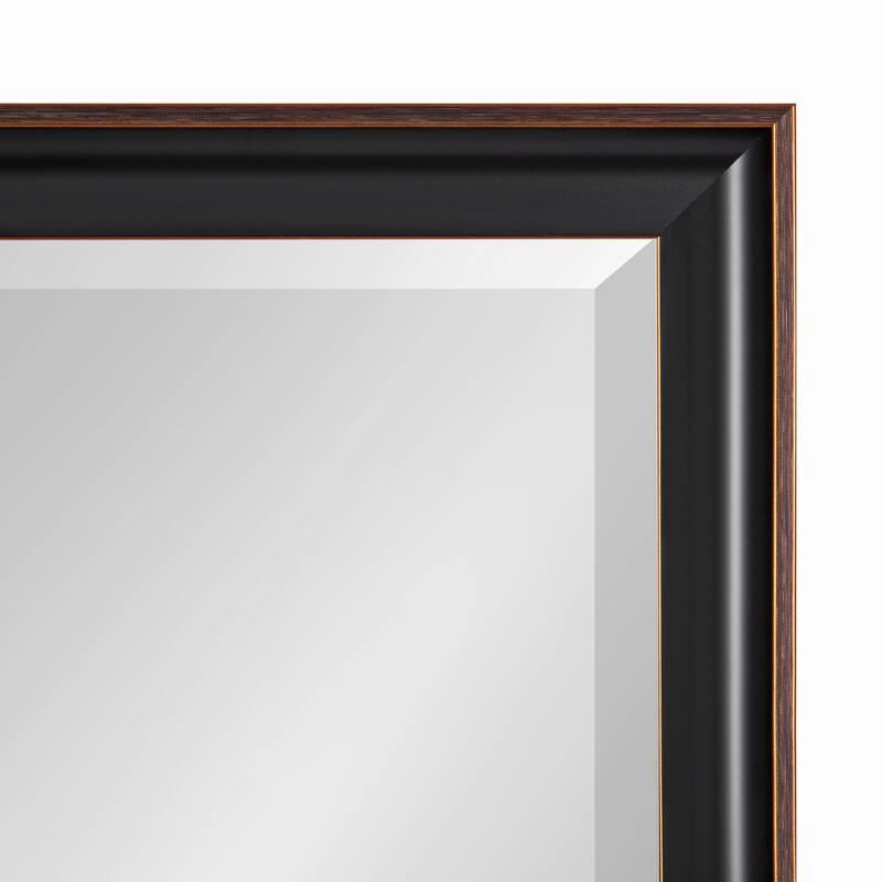 Kate and Laurel Havana Framed Beveled Wall Mirror