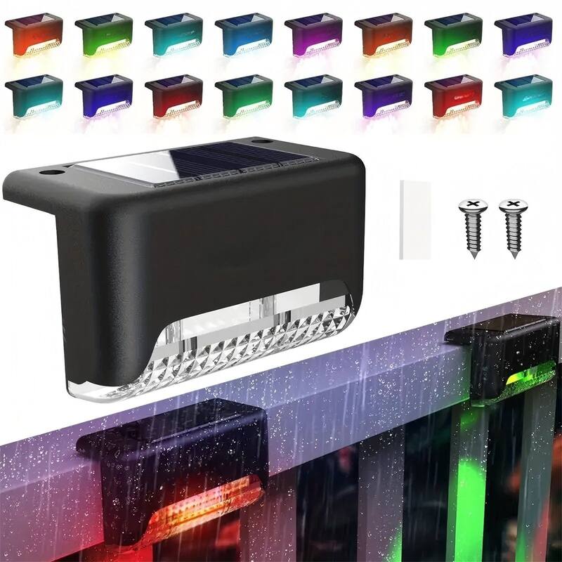 RGB lights-16PCS Led Solar Deck Light