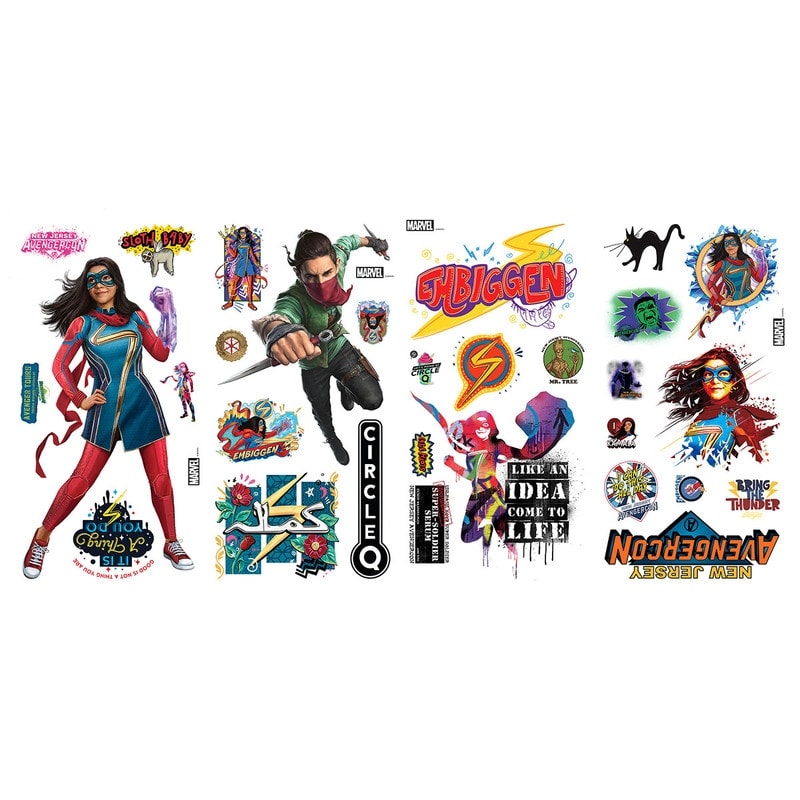Ms Marvel Peel And Stick Wall Decals by RoomMates